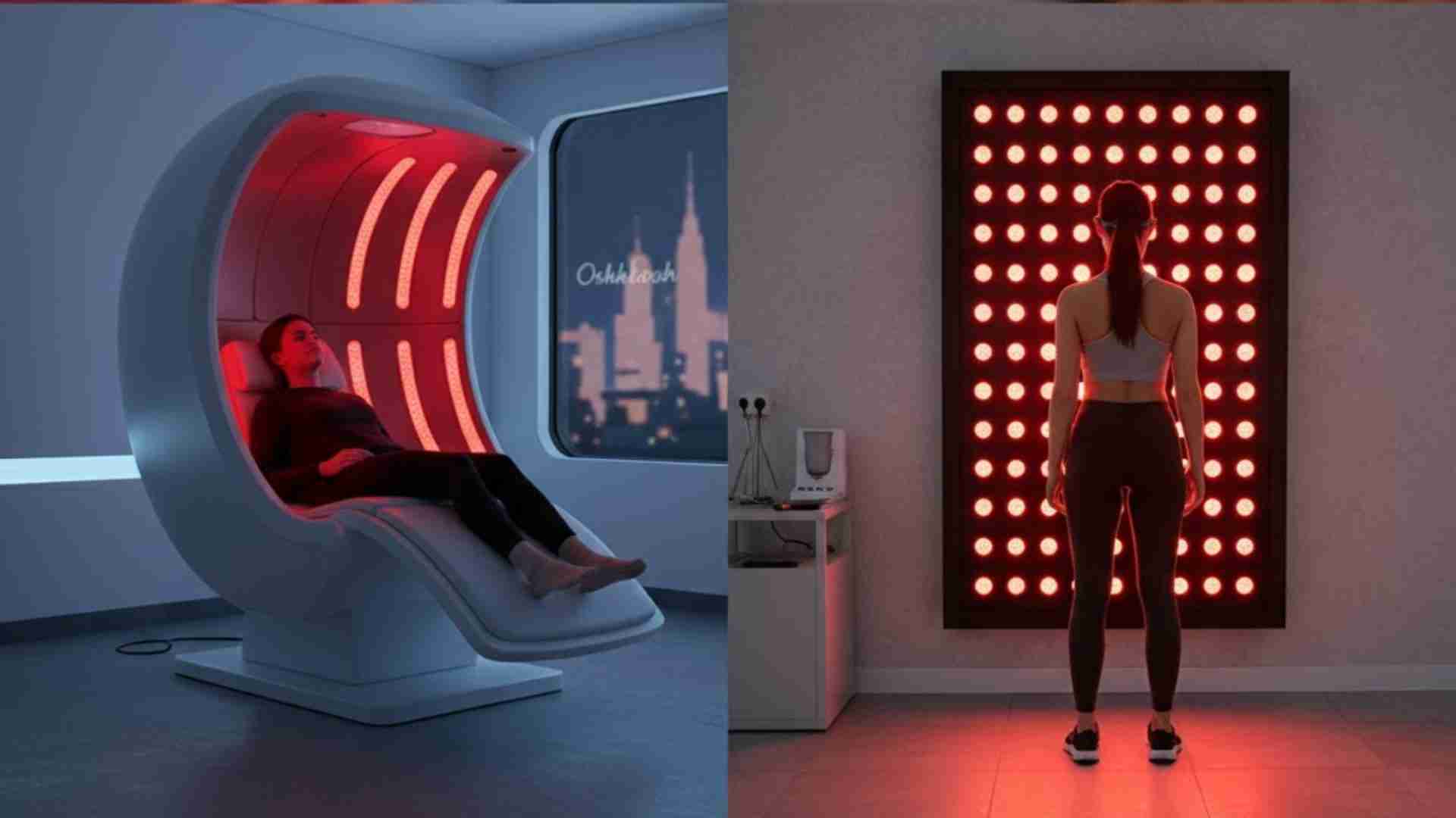 Clinical red light therapy panel used at Vegas ReNew